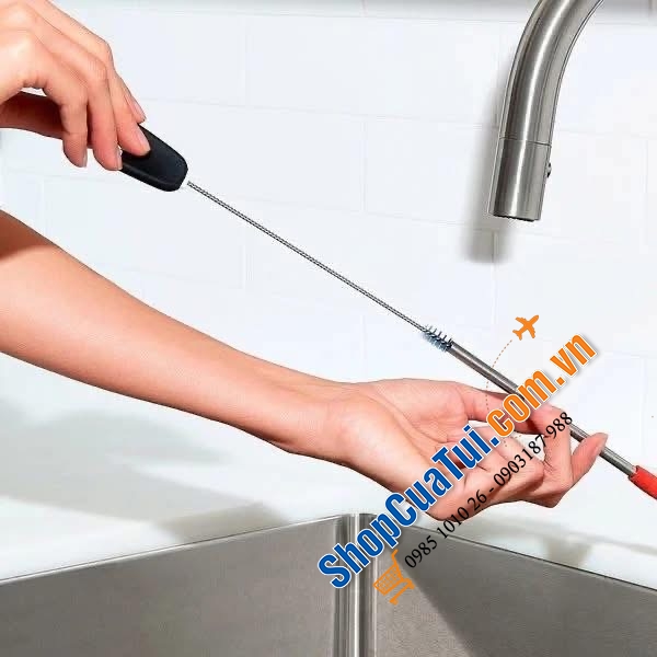 Trọn bộ dụng cụ cọ rửa & giá làm giáo nước bình cốc Oxo.