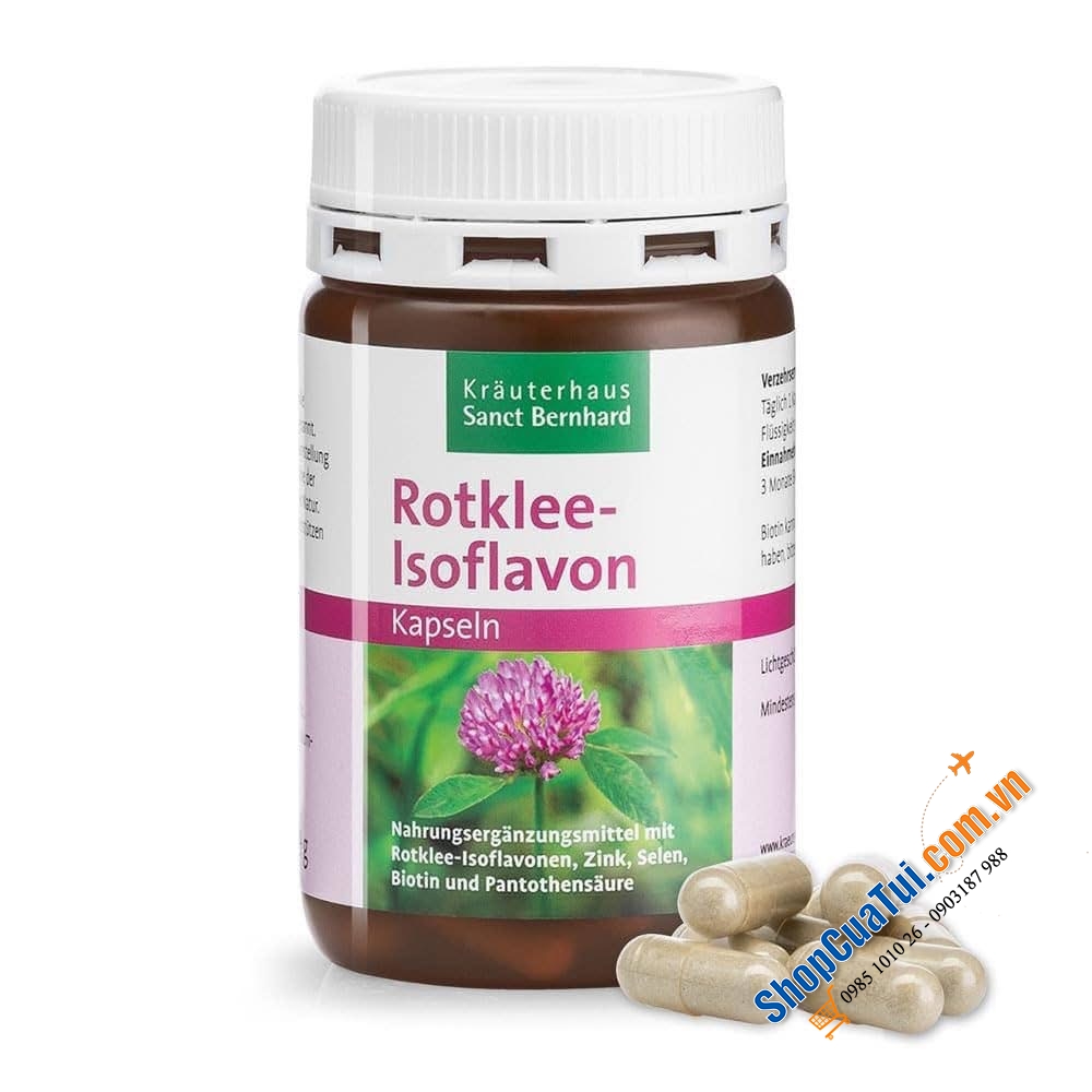Viên uống Rotklee-Isoflavon – Cân bằng nội tiết, đẹp da tóc cho phụ nữ, đặc biệt là độ tuổi tiền mãn kinh.
