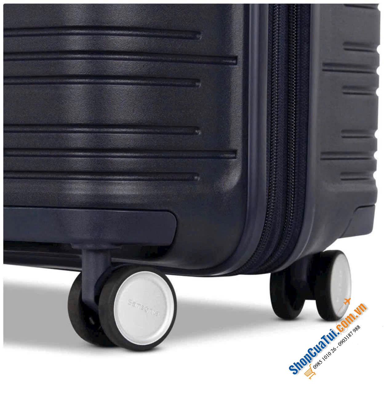 Vali laptop Samsonite Elevation Plus size cabin siu đẹp - mẫu mới nhất - có ngăn tích hợp đựng máy tính, ipad không cần mở vali.
