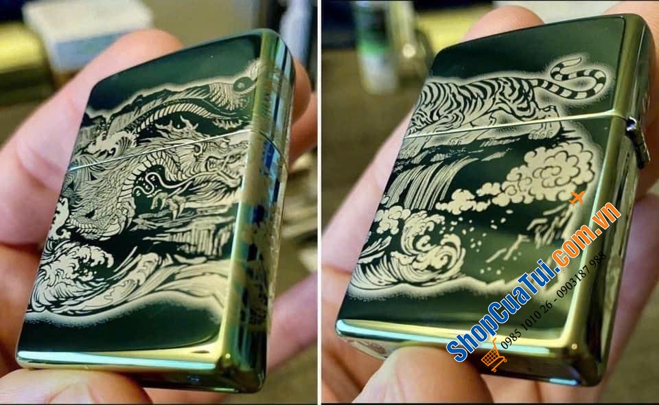 Bật lửa Zippo ngọa hổ tàng long, bản limited.