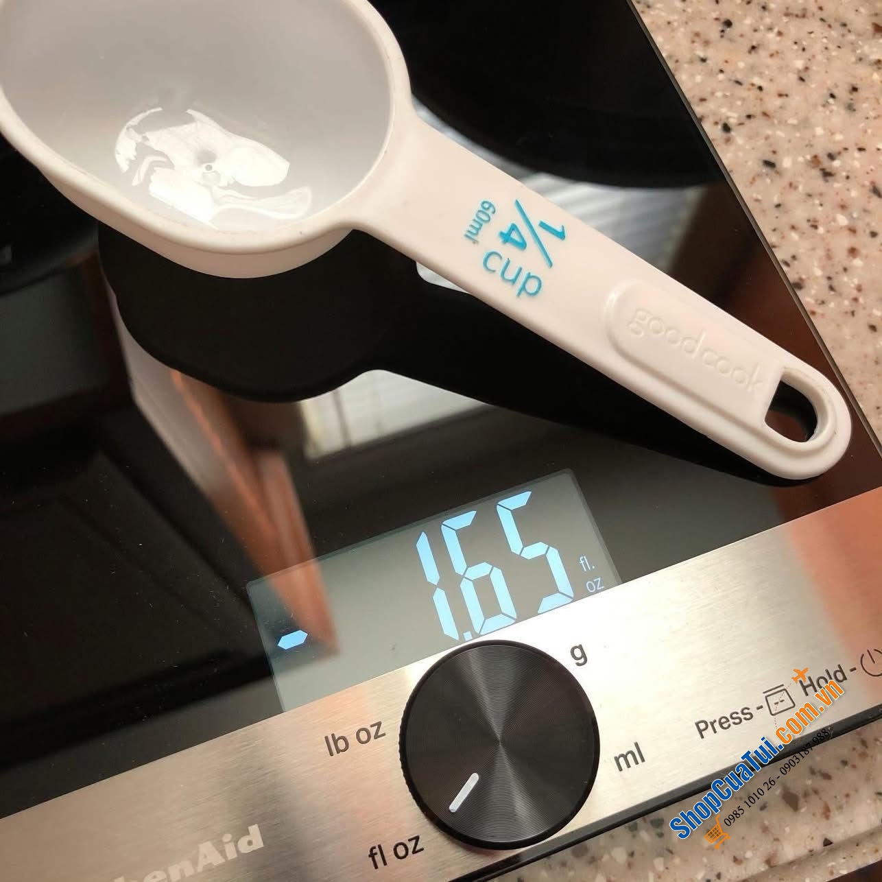 Cân điện tử KitchenAid KQ914BA.
