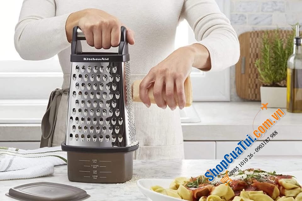 Bộ dụng cụ nạo đa năng 4 mặt KitchenAid KQG300OSOBE.
