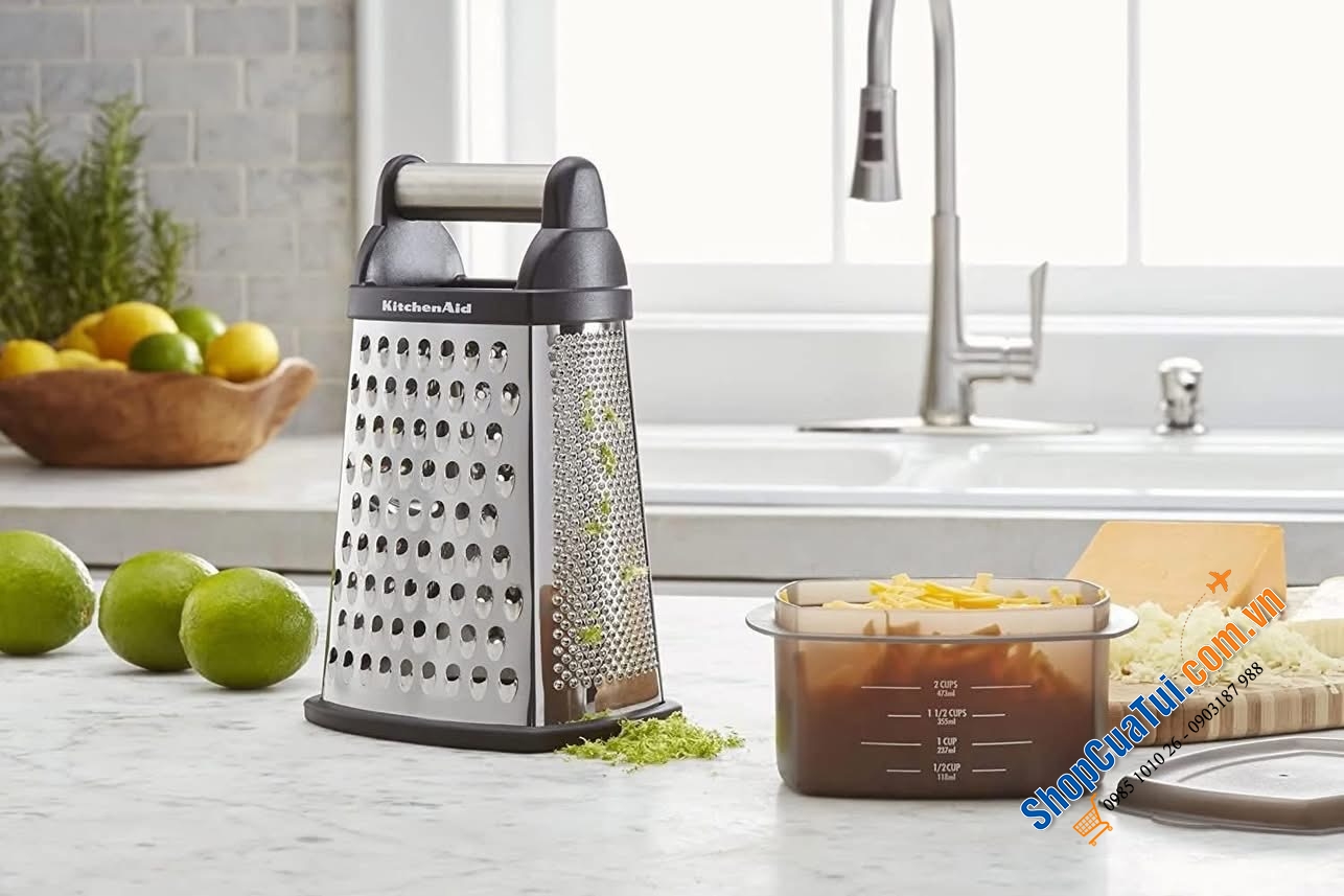 Bộ dụng cụ nạo đa năng 4 mặt KitchenAid KQG300OSOBE.
