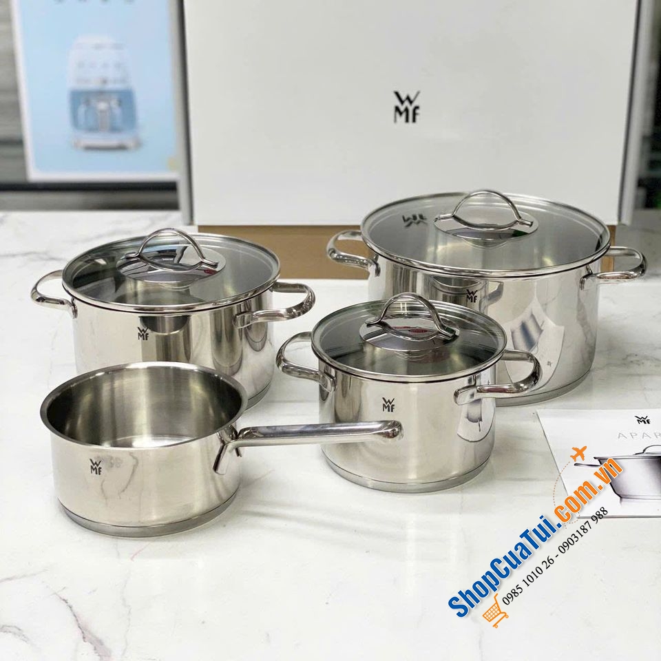 Bộ nồi WMF Aparto 4 món.