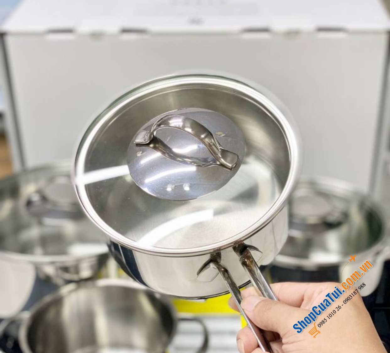Bộ nồi WMF Aparto 4 món.