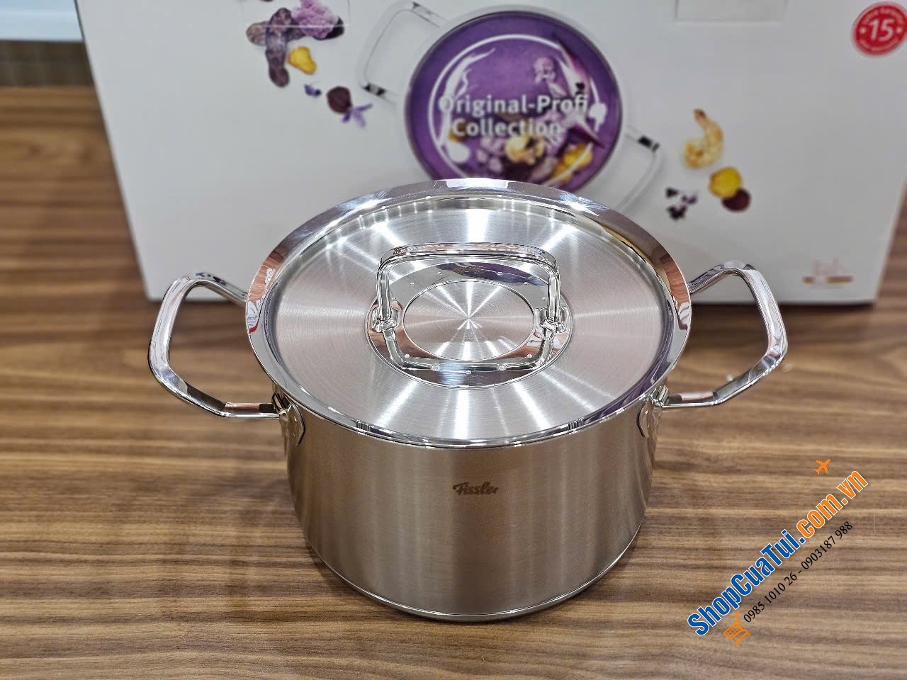 Bộ nồi Fissler Profi set 3 món vung inox - Made in Germany !!!