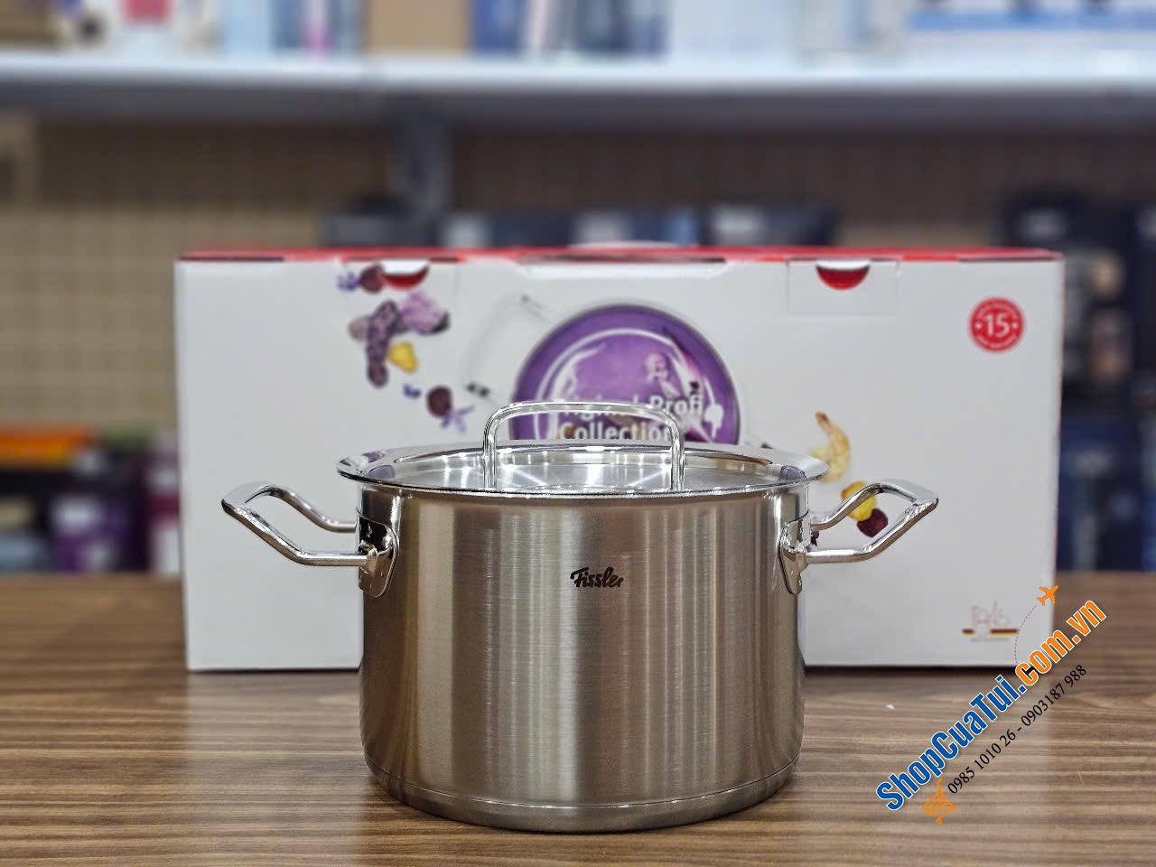 Bộ nồi Fissler Profi set 3 món vung inox - Made in Germany !!!