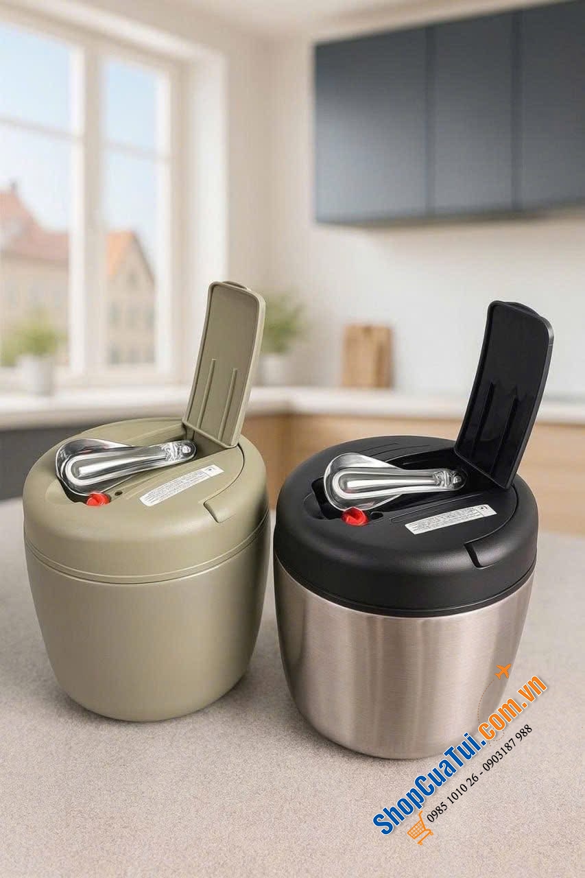 Cặp lồng giữ nhiệt Silver Đức 1.2L – Xịn, Sang, Chất!