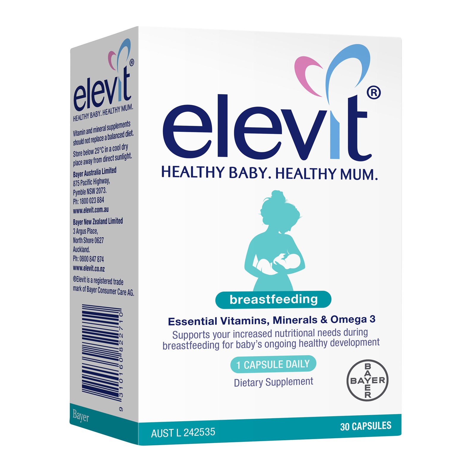 Elevit Breastfeeding – Elevit sau khi sinh – Elevit cho con bú (60 viên)