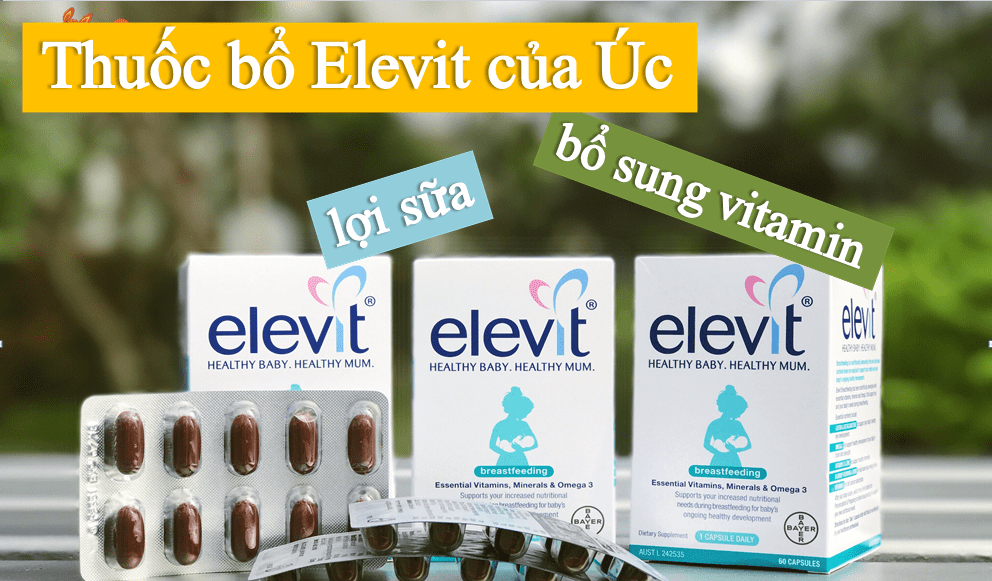 Elevit Breastfeeding – Elevit sau khi sinh – Elevit cho con bú (60 viên)