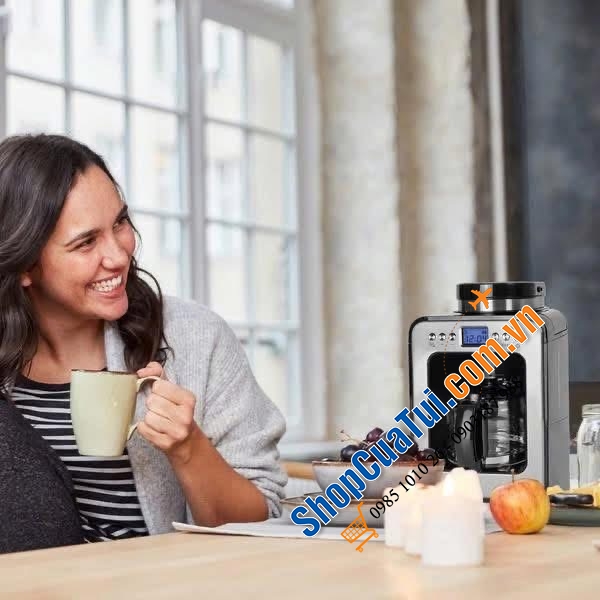 Máy pha cà phê kèm xay chuẩn Đức CASO.