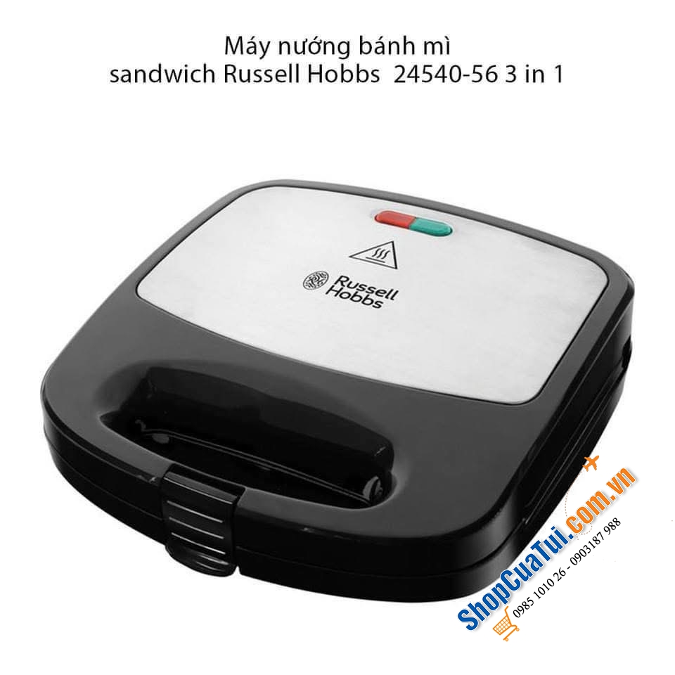 Máy nướng bánh mỳ sandwich Russell Hobbs toaster Fiesta 3in1 24540-56