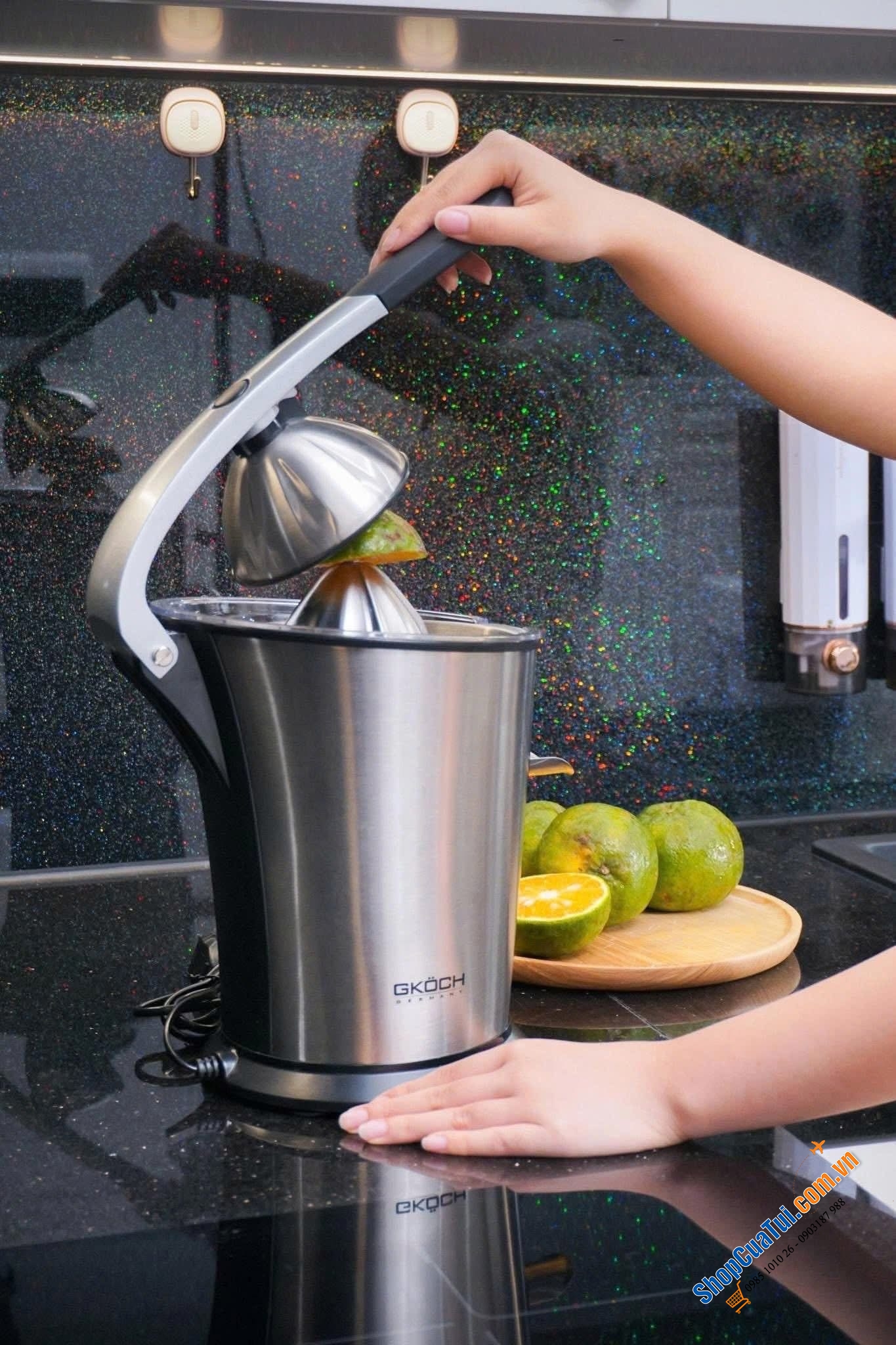 MÁY VẮT CAM THƯƠNG HIỆU GKÖCH GERMANY - ÉP NHANH CHÓNG, GIỮ TRỌN VỊ TƯƠI NGON.