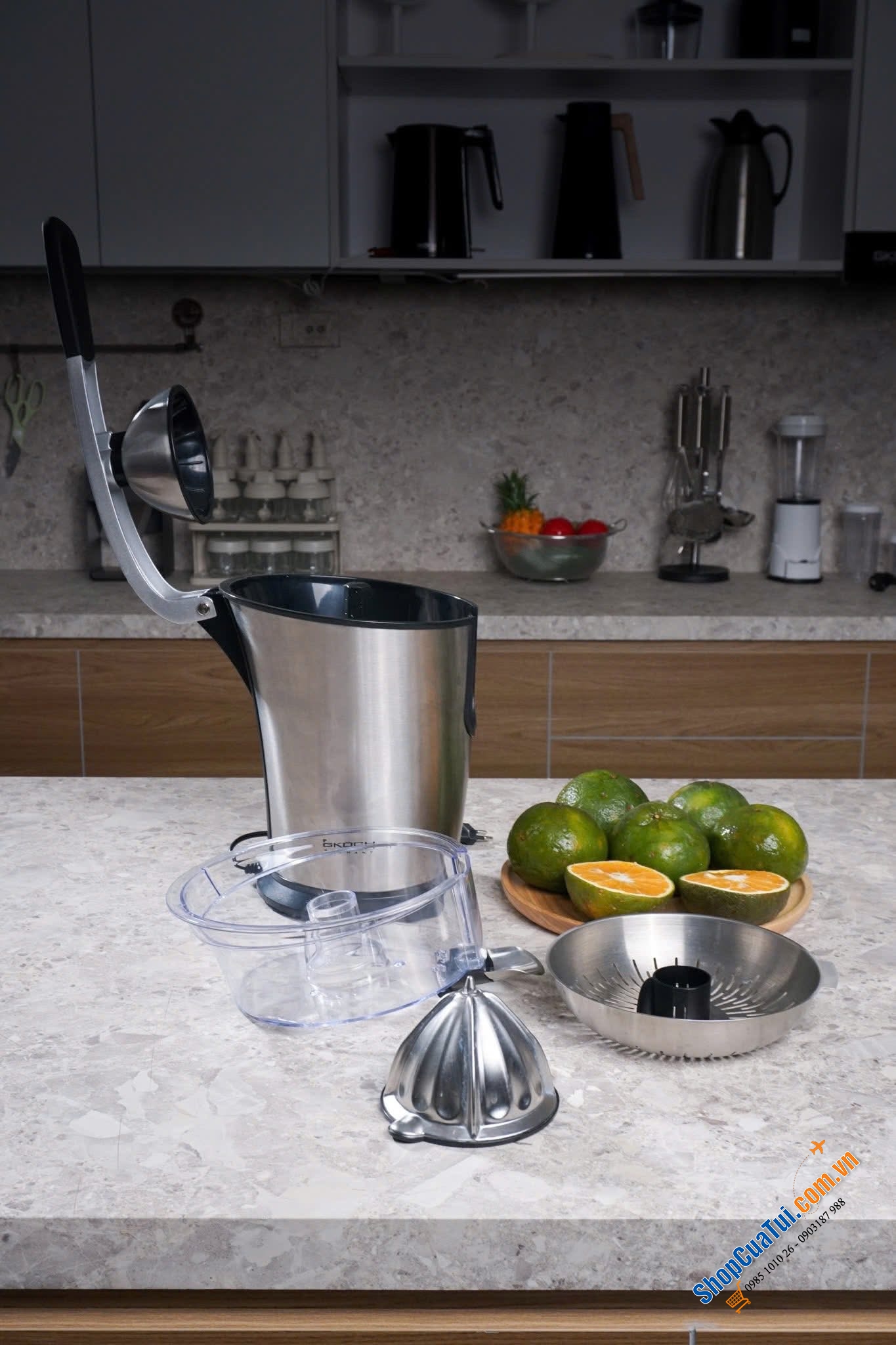 MÁY VẮT CAM THƯƠNG HIỆU GKÖCH GERMANY - ÉP NHANH CHÓNG, GIỮ TRỌN VỊ TƯƠI NGON.