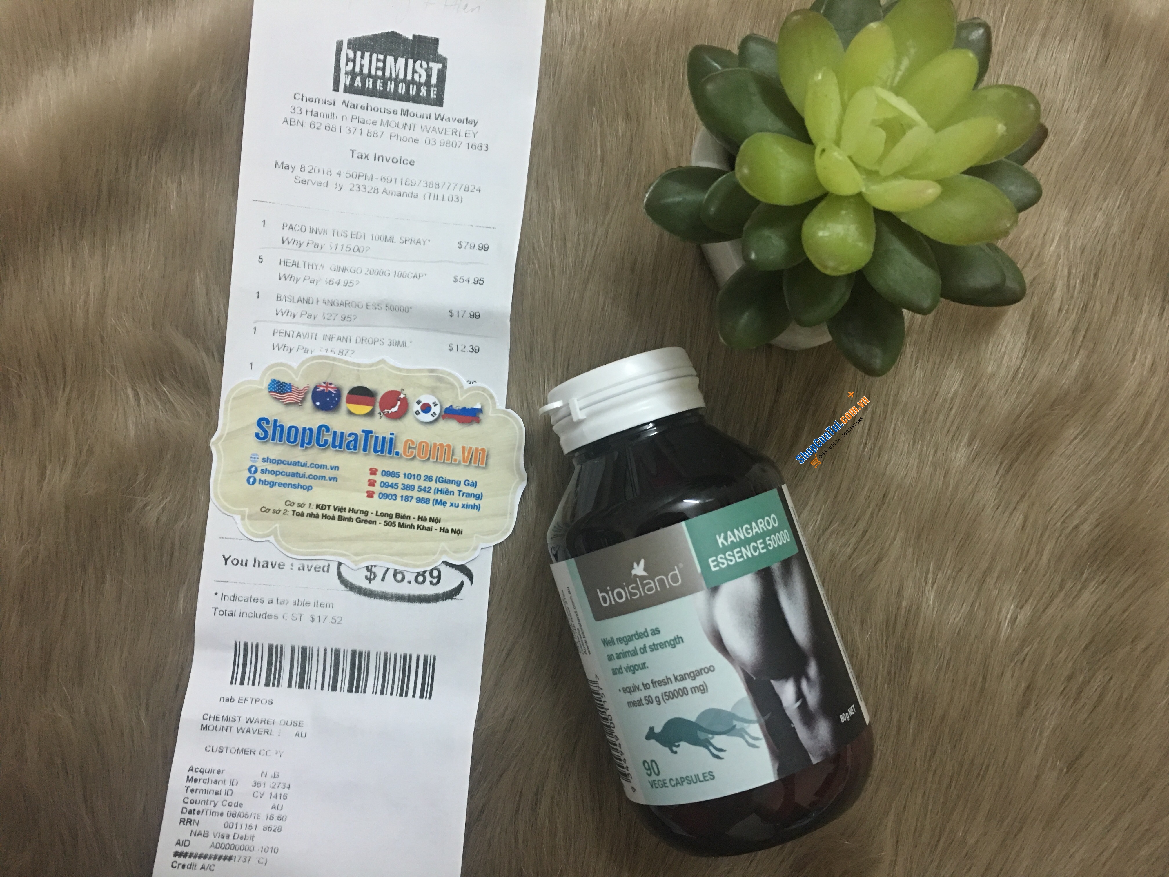 BIO ISLAND KANGAROO ESSENCE 50,000MG 90 viên- TĂNG CƯỜNG SINH LÝ NAM