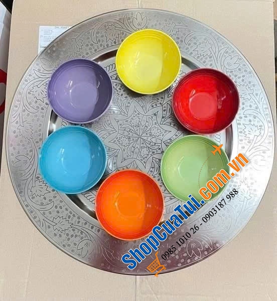 Mâm Casa Moro 50cm màu vàng.