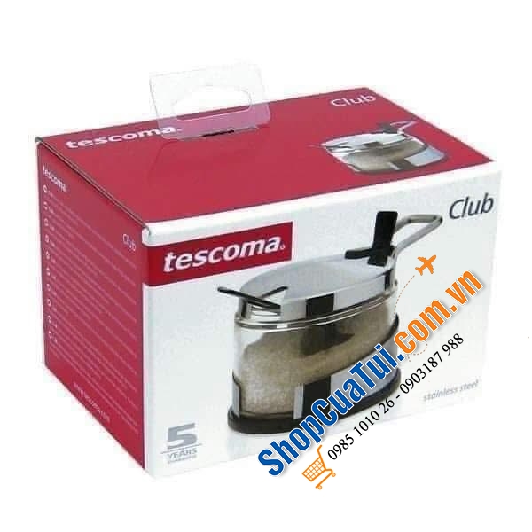 HỘP ĐỰNG GIA VỊ, DẤM ỚT, ĐƯỜNG TESCOMA.