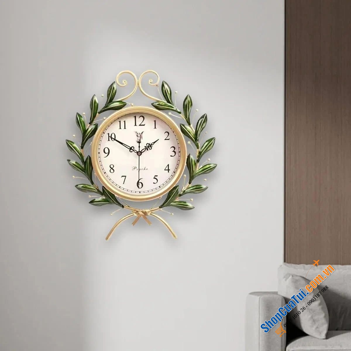 Đồng hồ treo tường phong cách Mỹ.