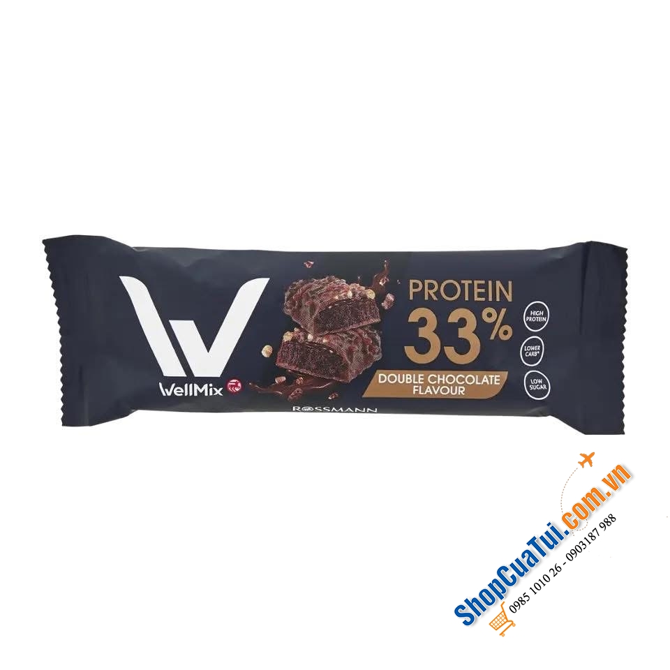 Thanh WellMix Protein Bar của Rossmann từ Đức.