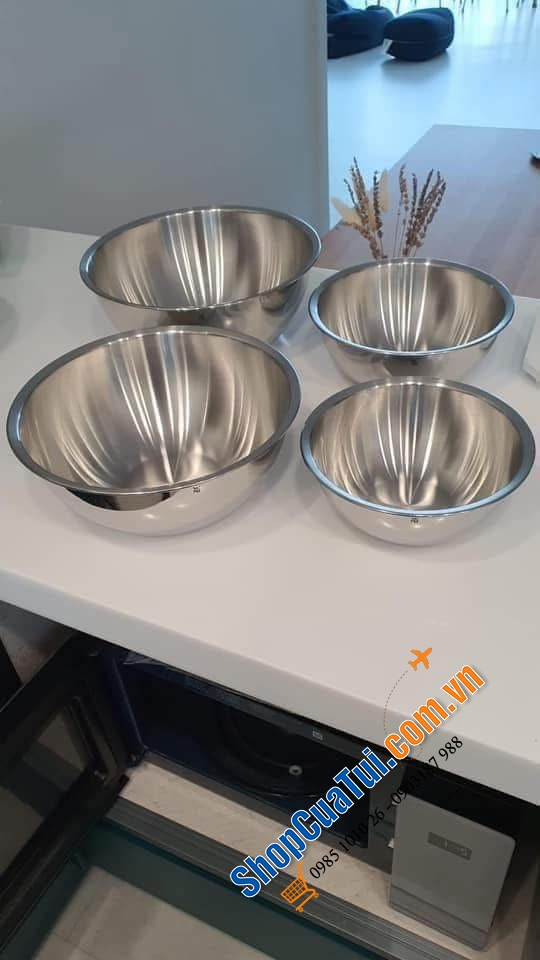 Set 4 âu trộn inox wmf.