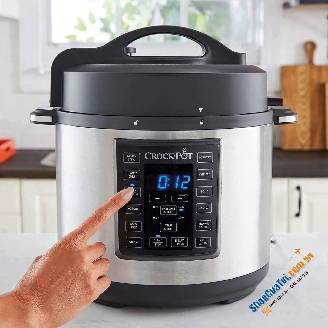 Nồi Áp Suất, Nồi Đa Năng Crock-Pot CSC051, 12 In 1, Dung Tích 5,6 Lít.