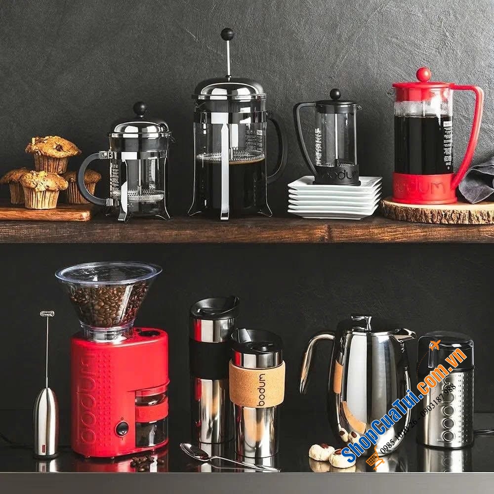 Máy tạo bọt inox cầm tay Bodum Schiuma.