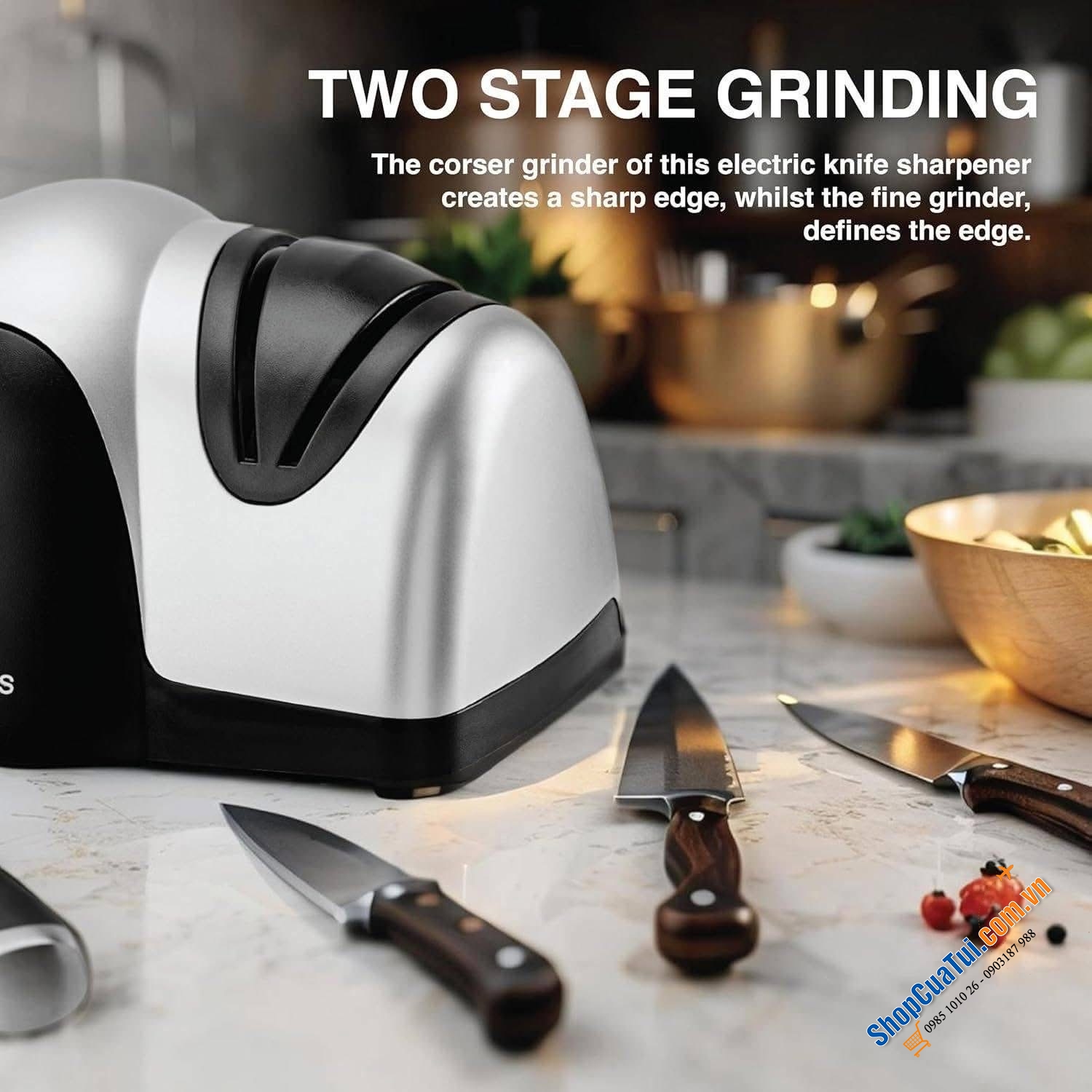 Máy mài dao điện Andrew James.