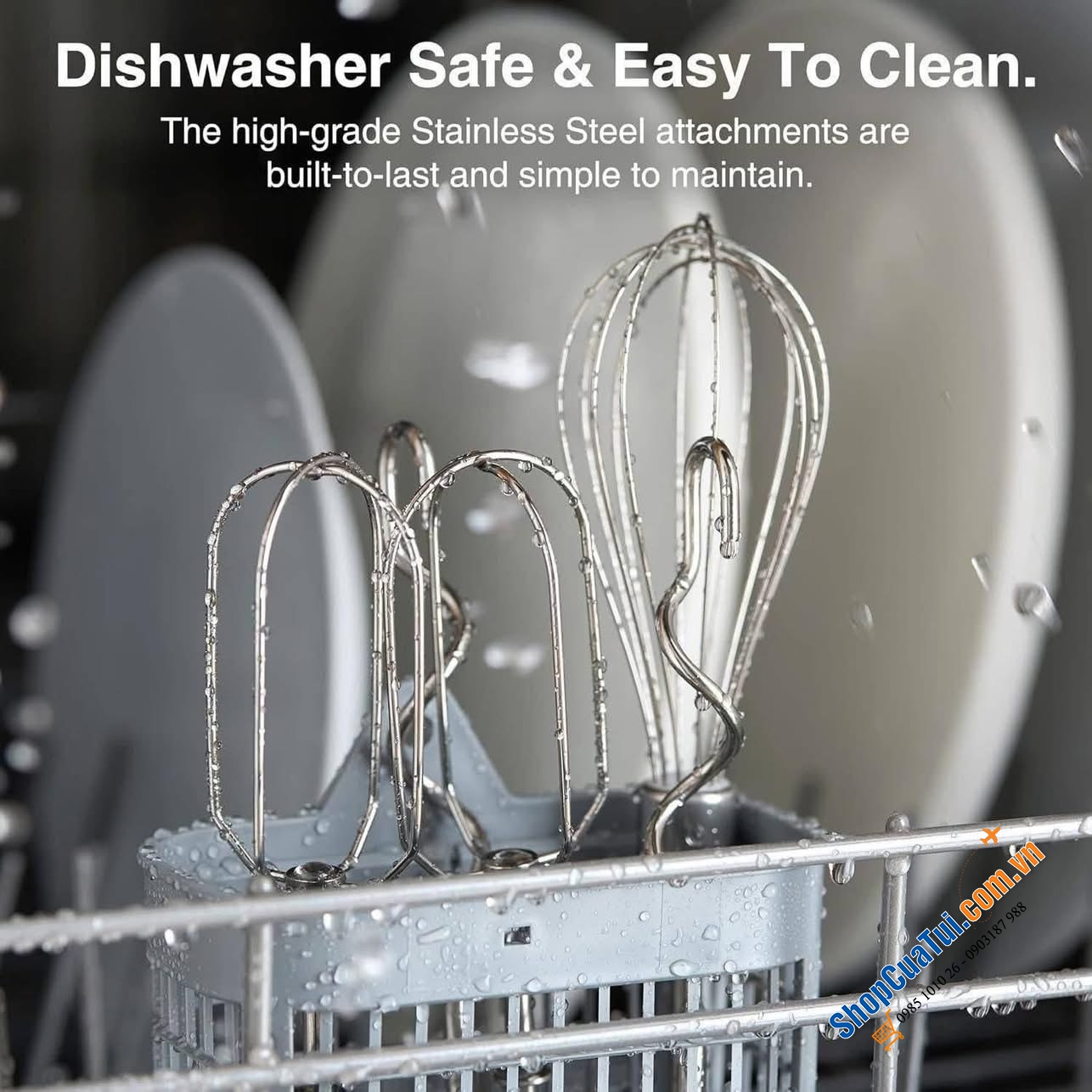 Máy trộn bột đánh trứng cầm tay Vonshef.