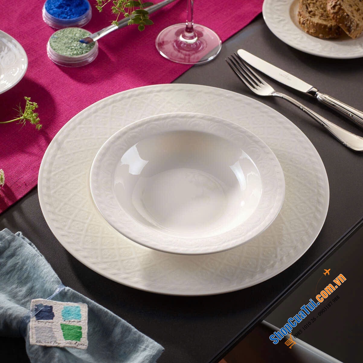 Tô Đĩa khai vị tráng miệng Villeroy Cellini Appetizer Dessert Bowl 20cm