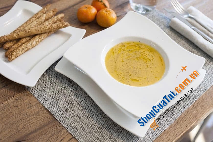 Set 6 đĩa Villeroy Boch NewWave Suppenteller 24cm