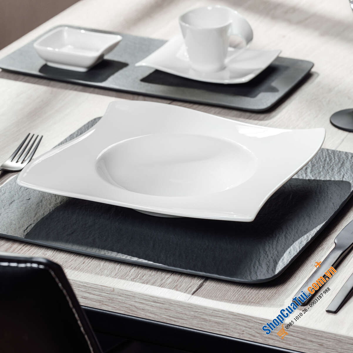 Set 6 đĩa Villeroy Boch NewWave Suppenteller 24cm