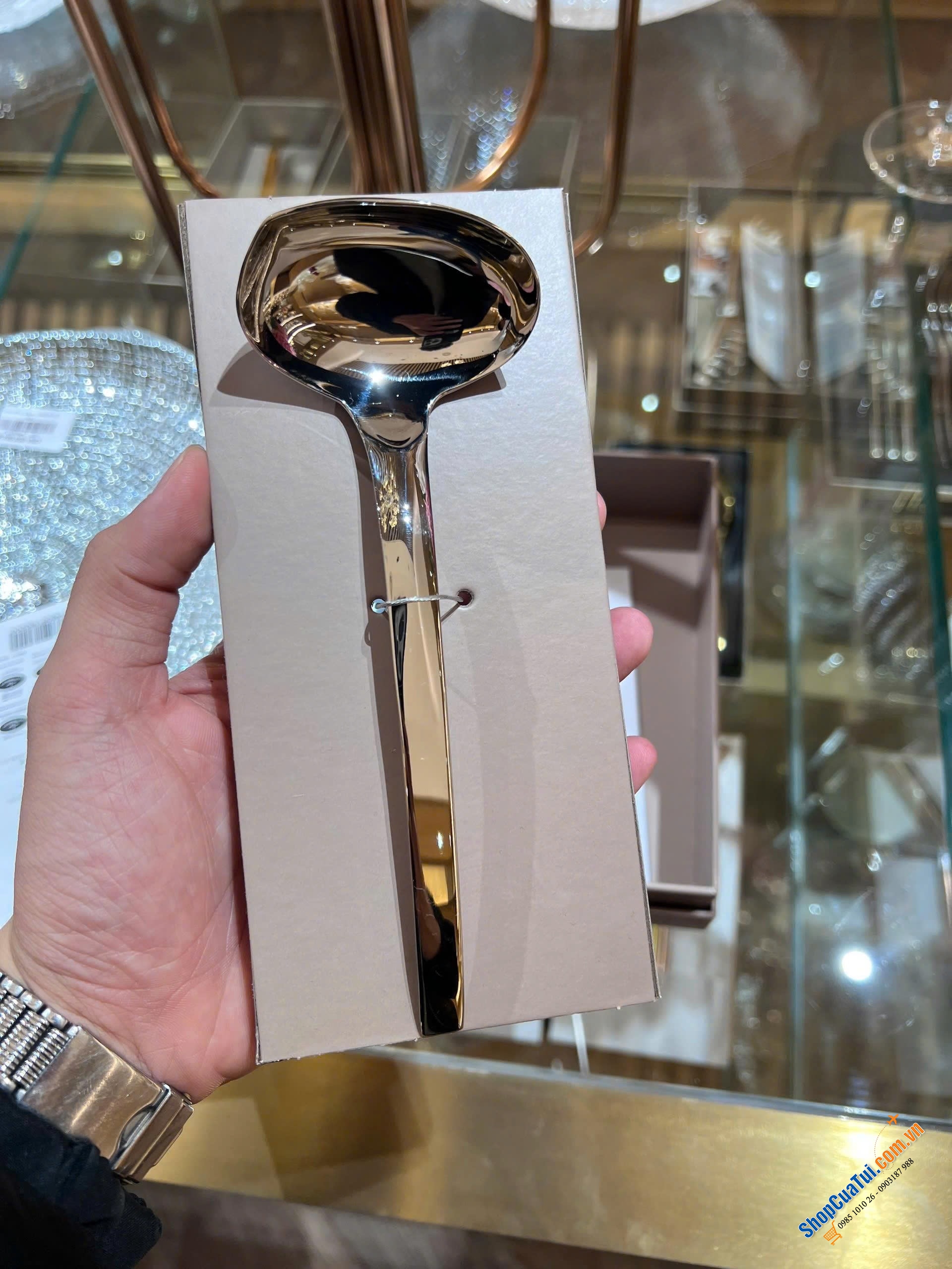 Muôi múc canh, nước sốt Sambonet 16cm