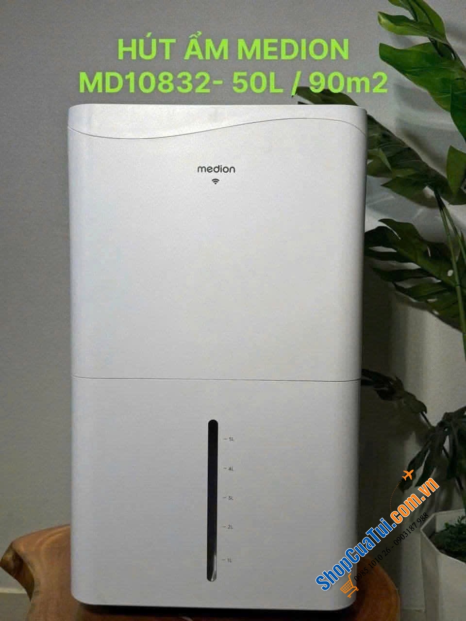 MÁY HÚT ẨM MEDION MD10832 công suất lớn 50L - siêu phẩm Hàng Đức chất từ máy đến kiểu dáng, công năng.