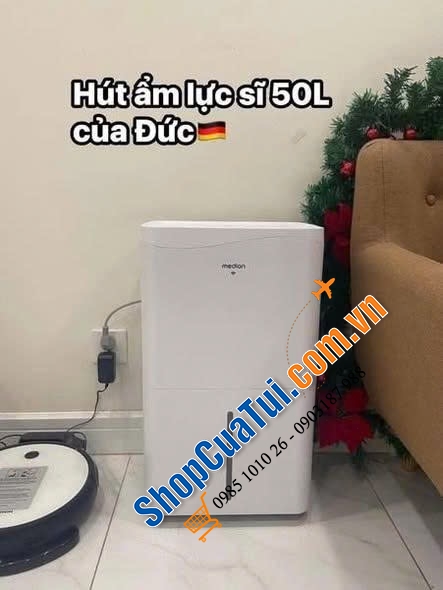 MÁY HÚT ẨM MEDION MD10832 công suất lớn 50L - siêu phẩm Hàng Đức chất từ máy đến kiểu dáng, công năng.