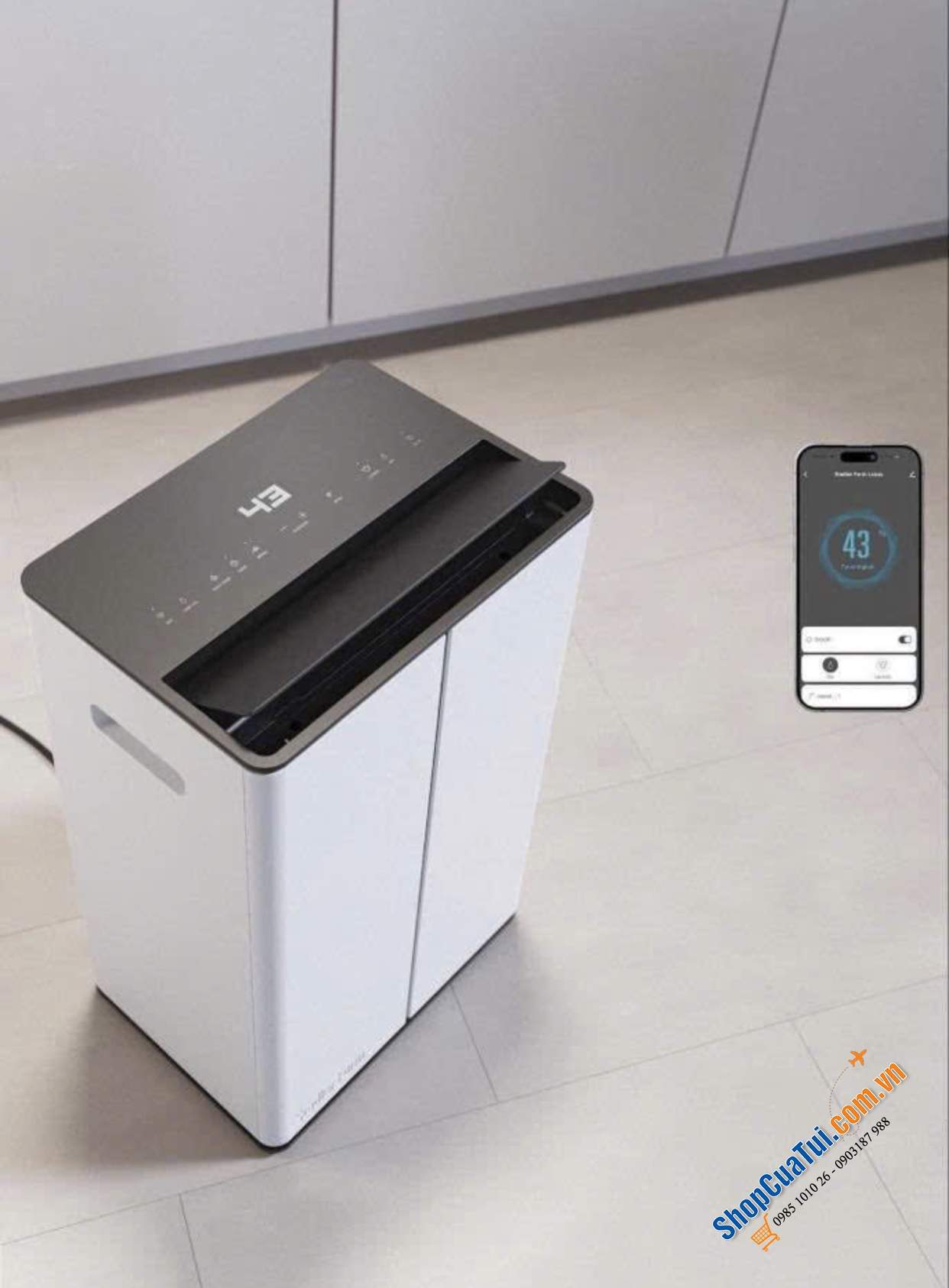 HÚT ẨM STADLER FORM LUKAS 20L cho phòng 70m2.