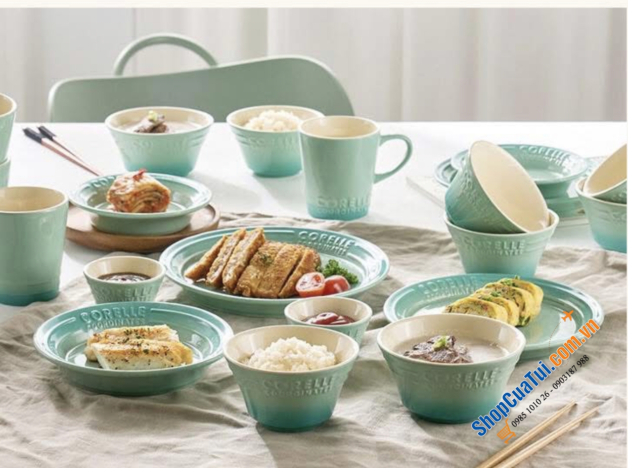 Set bát cao cấp CORELLE 24 chiếc dùng cho 4 người