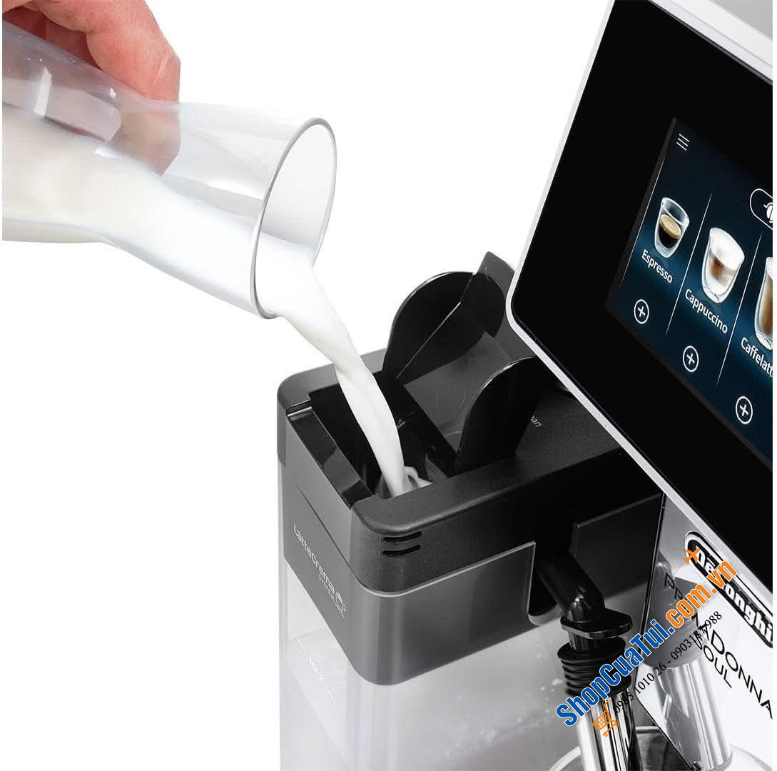 Máy pha cà phê tự động De\\\'Longhi PrimaDonna Soul ECAM 610.55.SB made in EU.