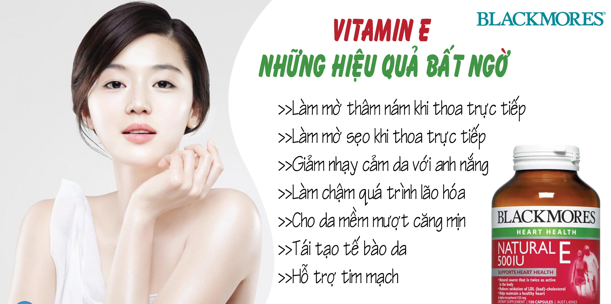 Blackmores Natural Vitamin E 500IU 150 Viên