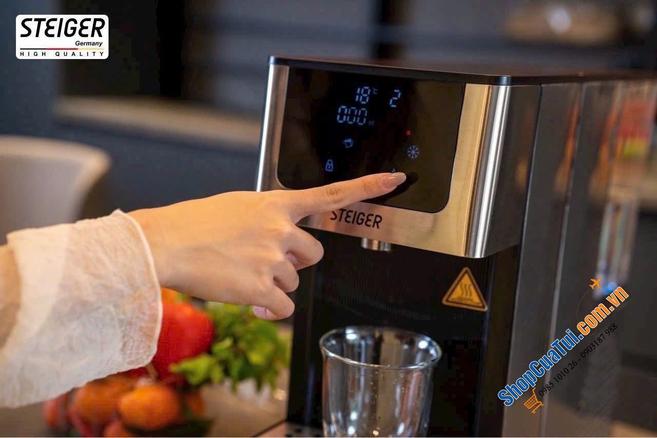 BÌNH THUỶ ĐIỆN STEIFER STG-888 DUNG TÍCH DUNG TÍCH 3,8L - CÂY NƯỚC NÓNG LẠNH THẾ HỆ MỚI.