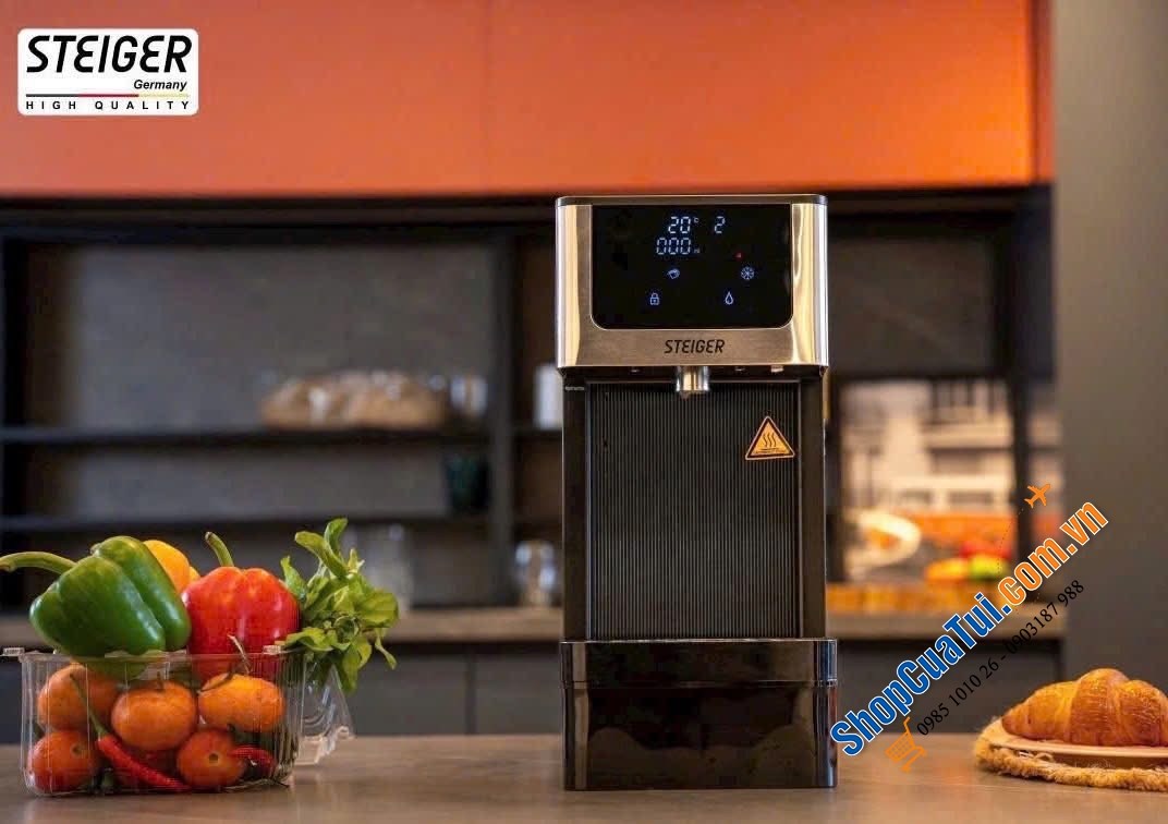 BÌNH THUỶ ĐIỆN STEIFER STG-888 DUNG TÍCH DUNG TÍCH 3,8L - CÂY NƯỚC NÓNG LẠNH THẾ HỆ MỚI.