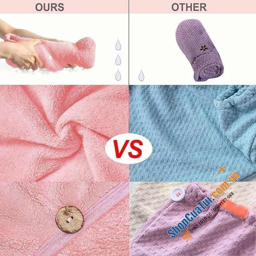 SET KHĂN QUẤN TÓC + TUBAN HÃNG ACKSONSE mầu hồng xinh lắm ạ.