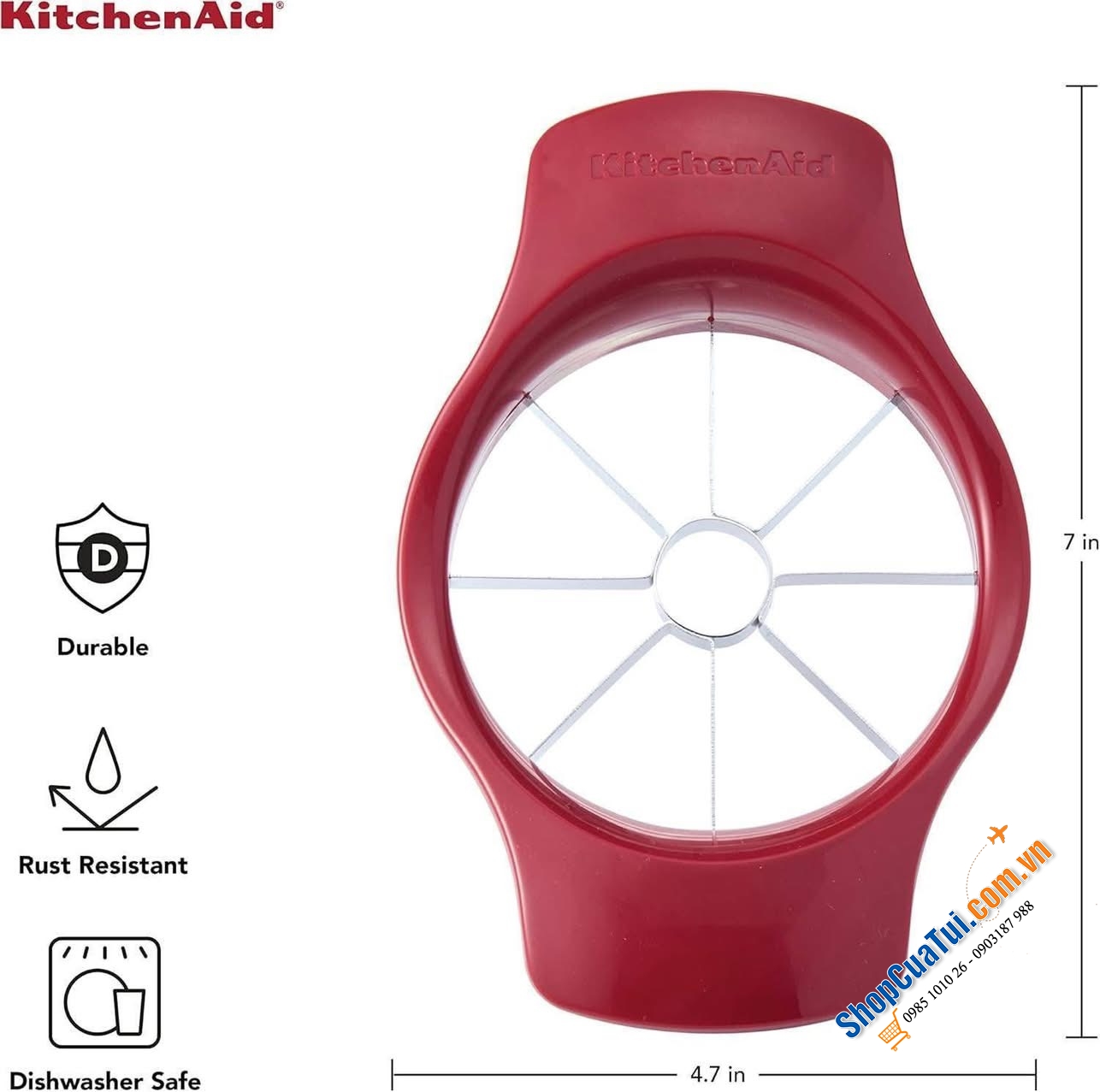 Dụng cụ bổ táo KitchenAid.