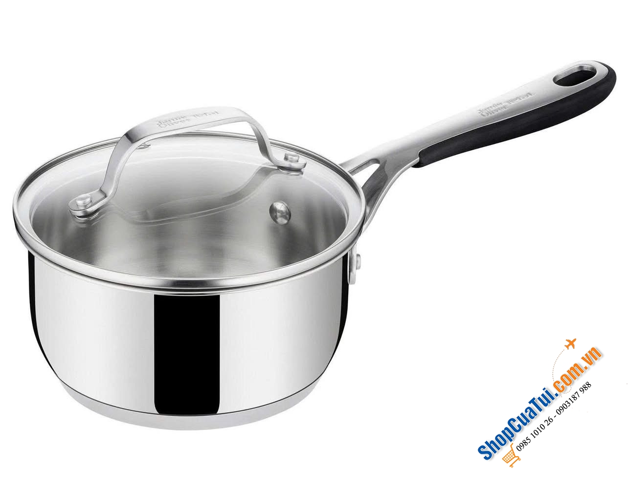 Quánh inox Tefal Jamie Oliver 16Cm có nắp.