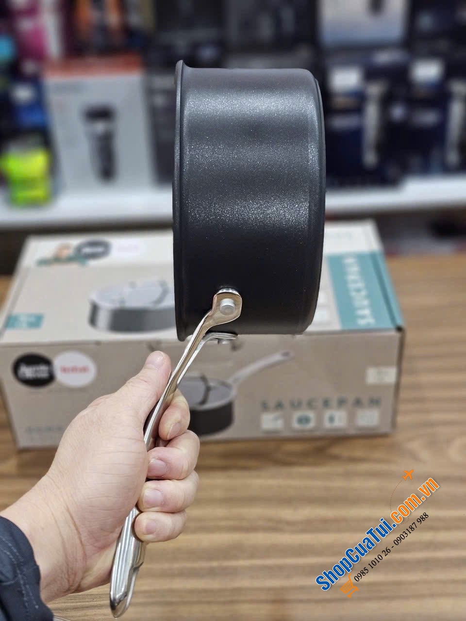 QUÁNH CHỐNG DÍNH TEFAL JAMIE OLIVER HOME COOK 16CM CÓ NẮP.