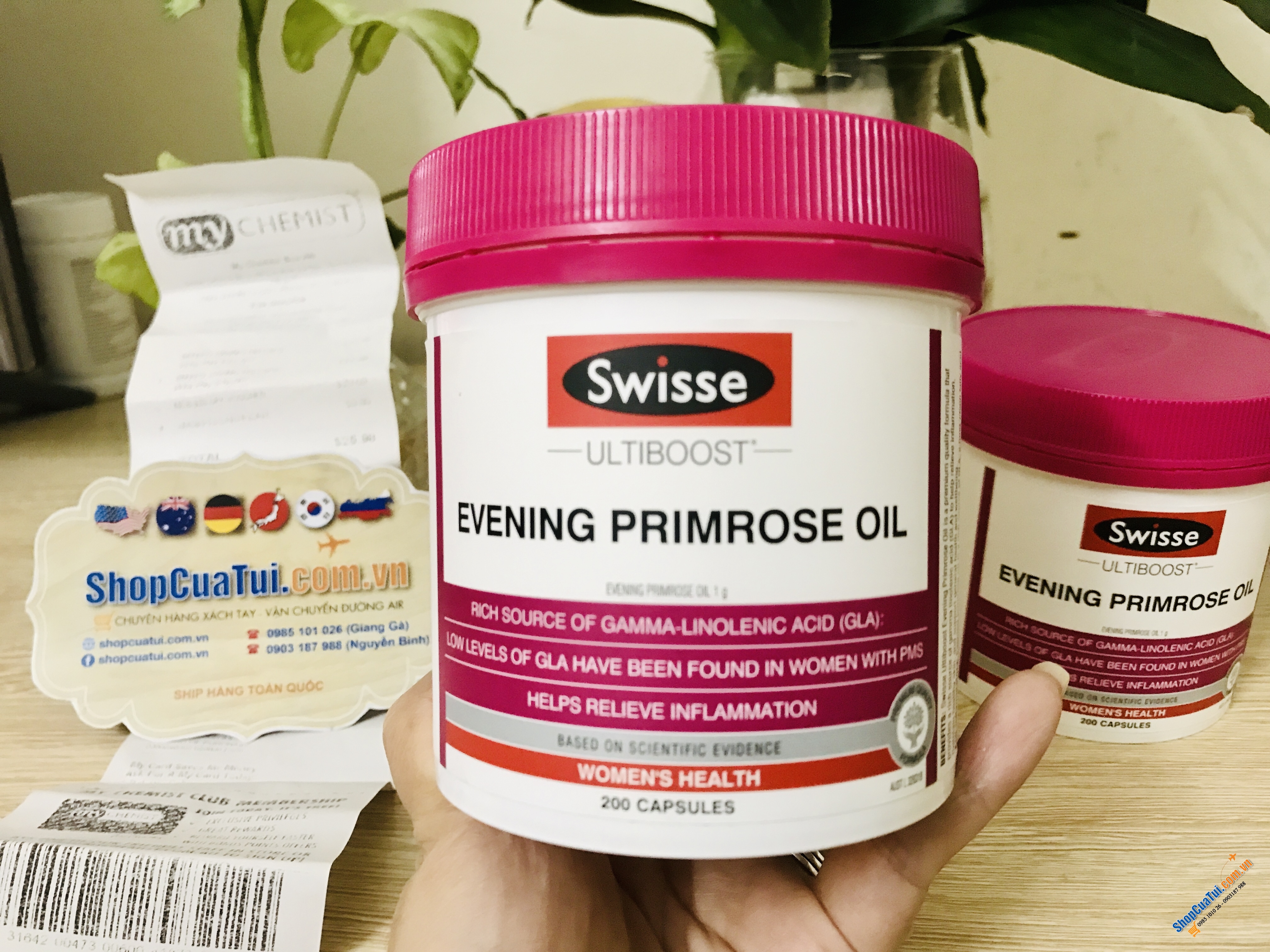 VIÊN UỐNG TINH DẦU HOA ANH THẢO SWISSE EVENING PRIMROSE OIL 200 VIÊN - tốt cho nội tiết của chị em