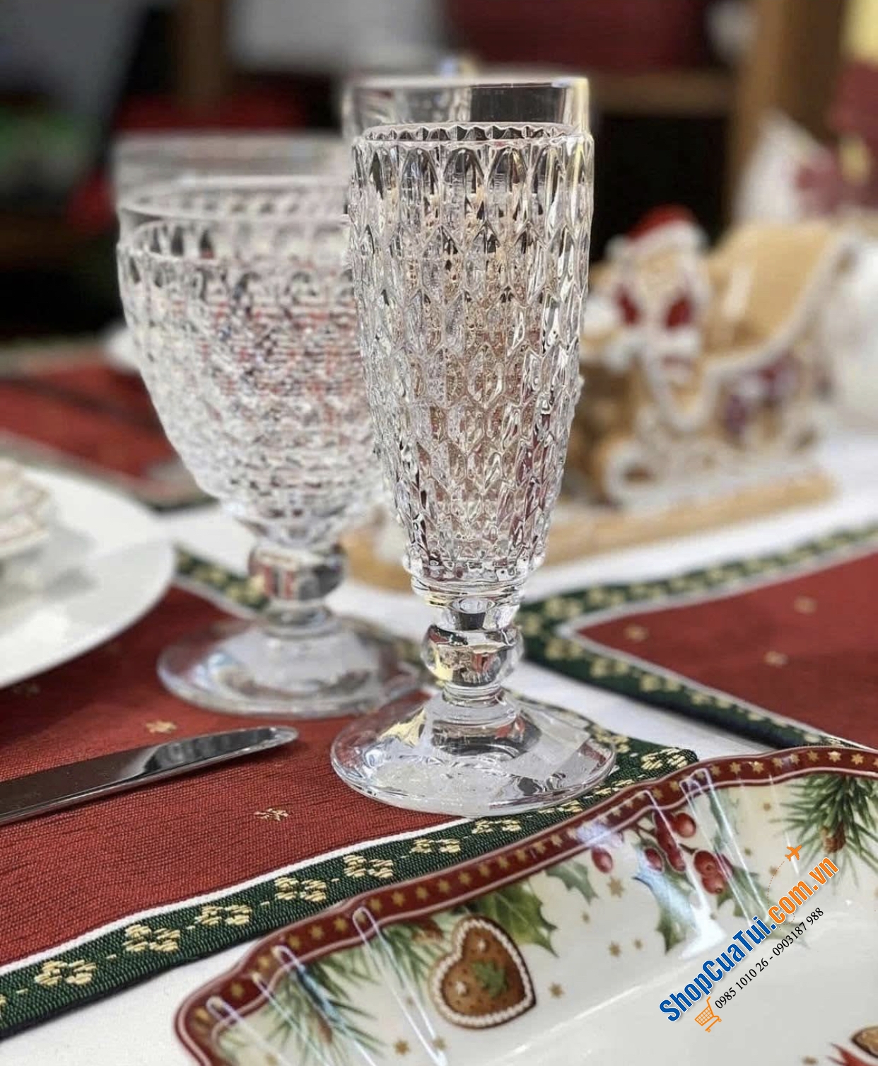 Sét 4 ly sâm panh Champagne Villeroy Boch Boston 145ml  - Made in Germany