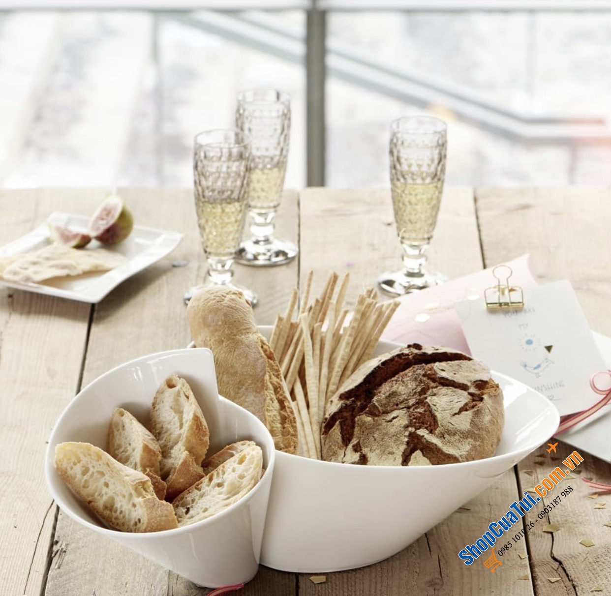 Sét 4 ly sâm panh Champagne Villeroy Boch Boston 145ml  - Made in Germany