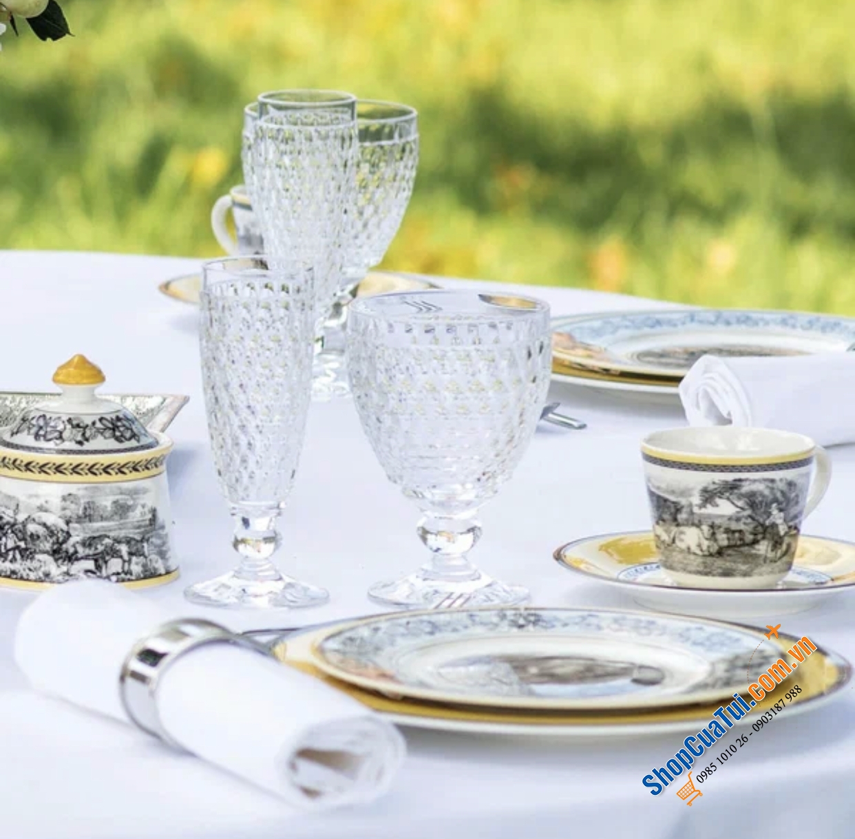 Sét 4 ly sâm panh Champagne Villeroy Boch Boston 145ml  - Made in Germany