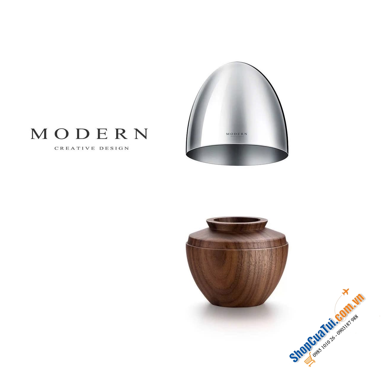 Lọ tăm hình quả trứng Modern.
