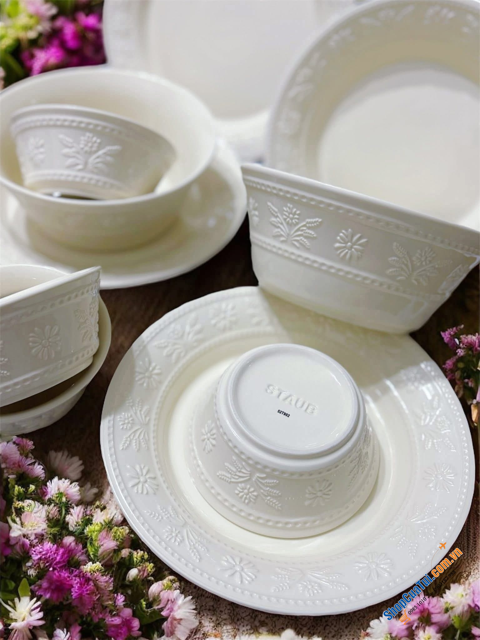 BỘ BÁT 10 MÓN STAUB DAISY.